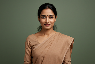 Woman in traditional dress